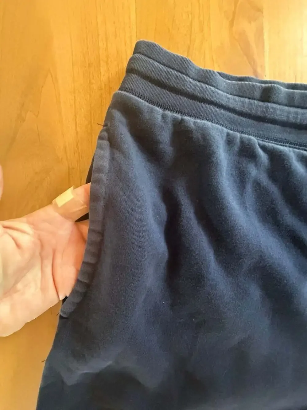 GAP Original Logo Navy Blue Drawstring Sweat Shorts